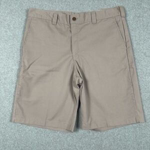 Dickies Shorts Mens 36 Gray Khaki Flat Front Workwear Streetwear‎ Utility Casual
